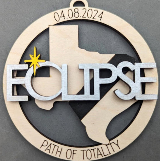Eclipse Ornament or Magnet