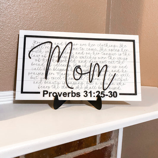 Mom Proverbs Sign
