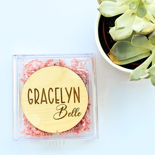 Gracelyn Belle Style Baby Announcement