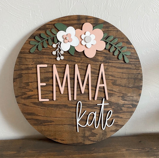 Emma Kate Style Name Round